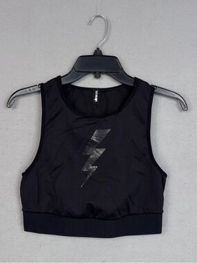 Ultracor Crop Tank TopMedium Black Lightning